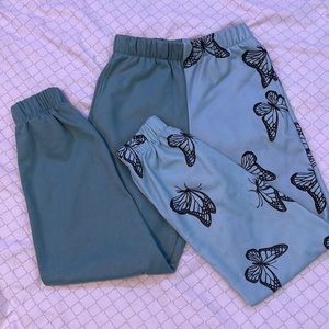 Two sided butterfly pants